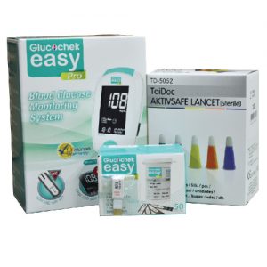 เครื่องตรวจน้ำตาลในเลือด / วัดเบาหวาน GLUCOCHEK EASY PRO