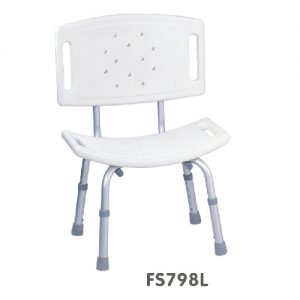 เก้าอี้นั่งอาบน้ำ รุ่น 798L ทำจากอลูมิเนียมเคลือบกันสนิม ปรับระดับสูง-ต่ำได้ 5 ระดับ