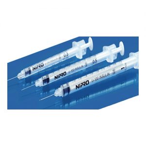 Nipro Insulin Syringe ไซริงค์ฉีดอินซูลินติดเข็ม ยี่ห้อ นิโปร เบอร์ 26
